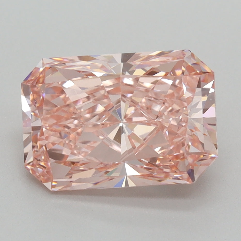 3.04 Carat Radiant Shaped, Excellent Cut, VVS2 Clarity, IGI Certified Lab Grown Diamond