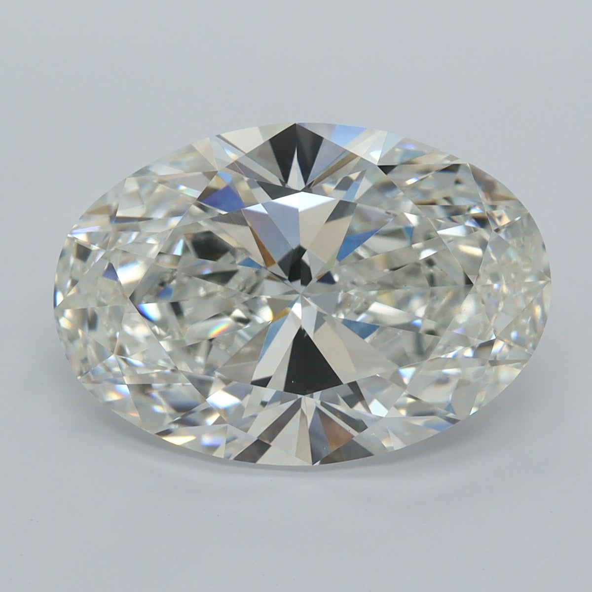5.02 Carat Oval Shaped, Ideal Cut, F Color, VVS2 Clarity, IGI Certified Lab Grown Diamond