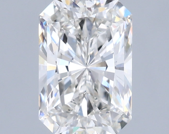 1.42 Carat Radiant Shaped, Excellent Cut, G Color, VVS2 Clarity, IGI Certified Lab Grown Diamond