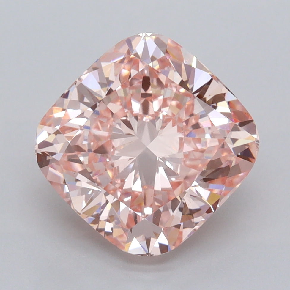 3.43 Carat Cushion Shaped, Ideal Cut, VVS2 Clarity, IGI Certified Lab Grown Diamond