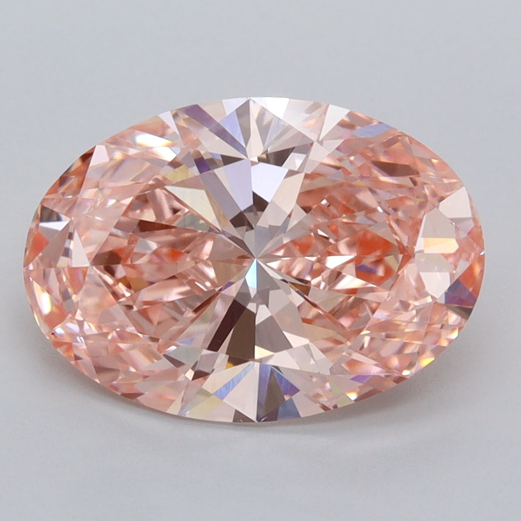 3.51 Carat Oval Shaped, Ideal Cut, VS2 Clarity, IGI Certified Lab Grown Diamond