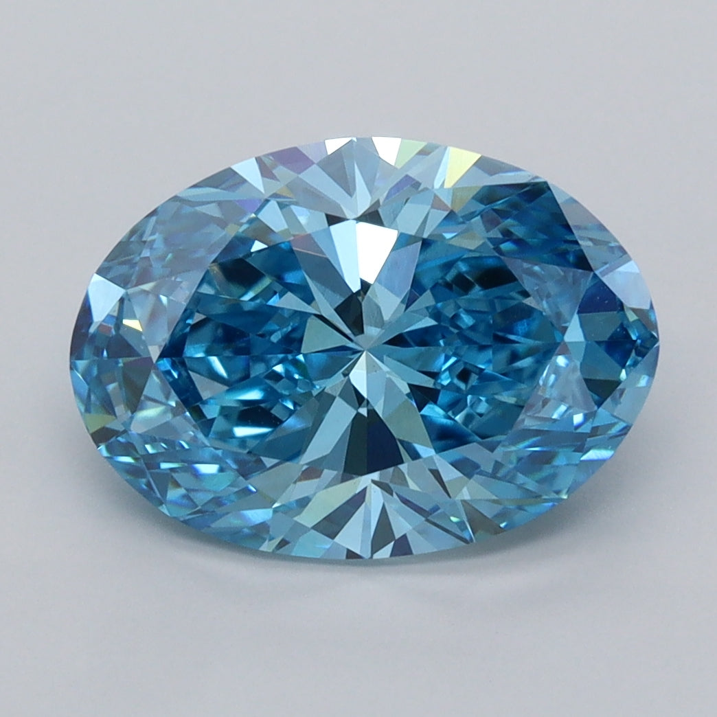 3.39 Carat Oval Shaped, Ideal Cut, VS1 Clarity, IGI Certified Lab Grown Diamond