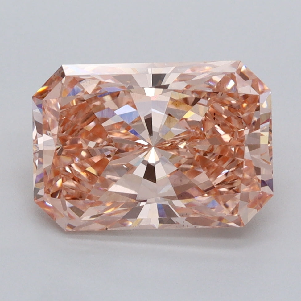 3.00 Carat Radiant Shaped, Excellent Cut, VS2 Clarity, IGI Certified Lab Grown Diamond