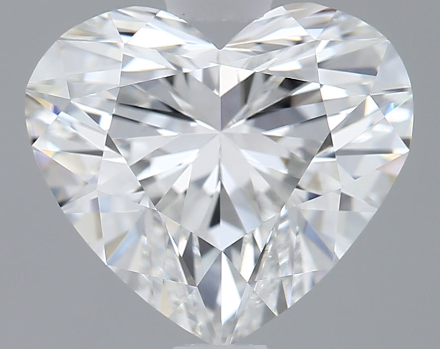 2.02 Carat Heart Shaped, Ideal Cut, E Color, VVS1 Clarity, IGI Certified Lab Grown Diamond
