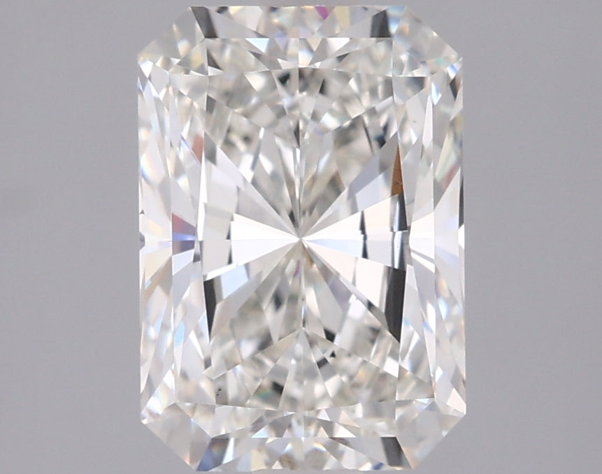 2.07 Carat Radiant Shaped, Excellent Cut, G Color, VVS2 Clarity, IGI Certified Lab Grown Diamond