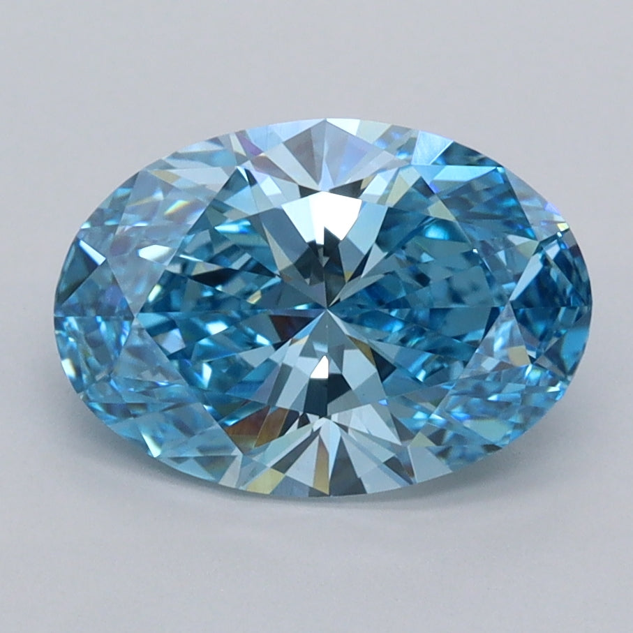 2.05 Carat Oval Shaped, Ideal Cut, VVS1 Clarity, IGI Certified Lab Grown Diamond