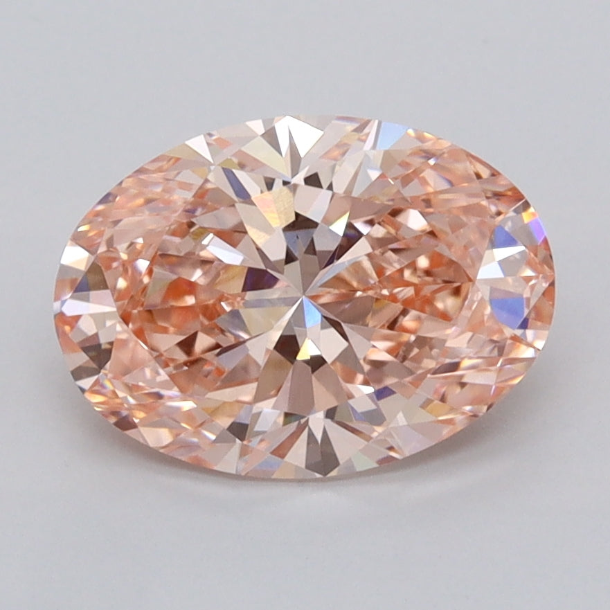 2.05 Carat Oval Shaped, Excellent Cut, VVS2 Clarity, IGI Certified Lab Grown Diamond
