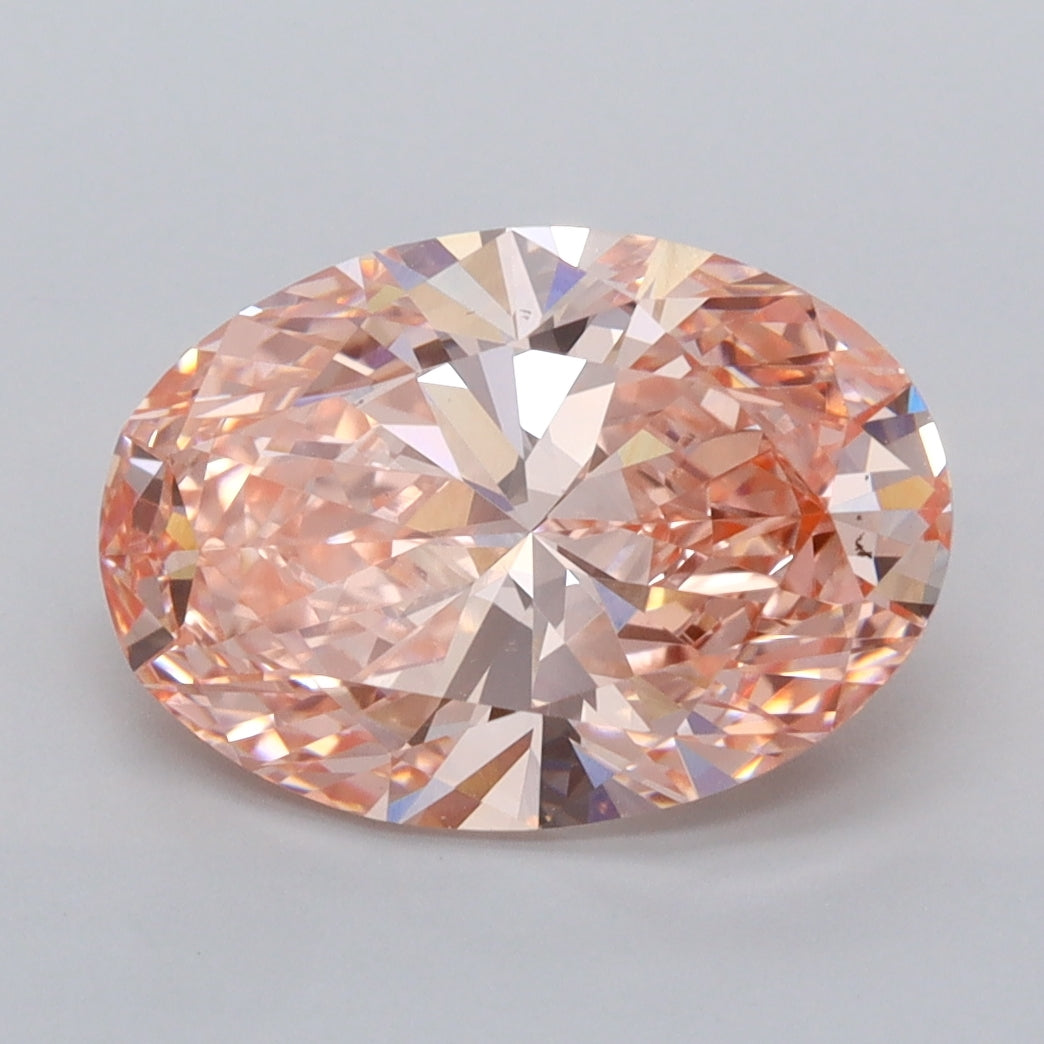 3.01 Carat Oval Shaped, Ideal Cut, VVS1 Clarity, IGI Certified Lab Grown Diamond