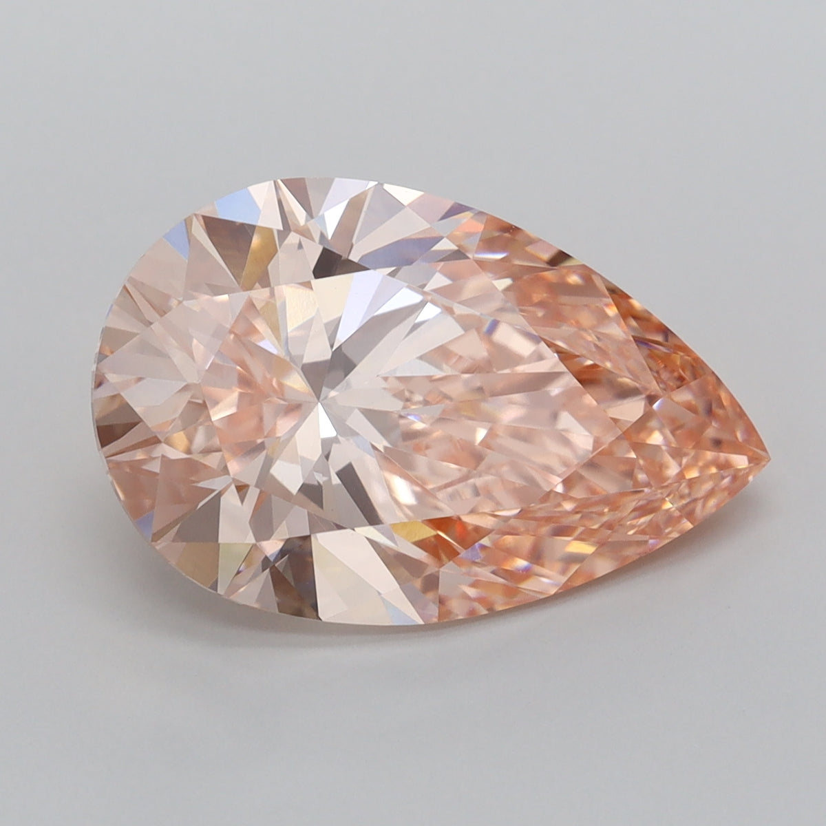 4.92 Carat Pear Shaped, Ideal Cut, VVS2 Clarity, IGI Certified Lab Grown Diamond
