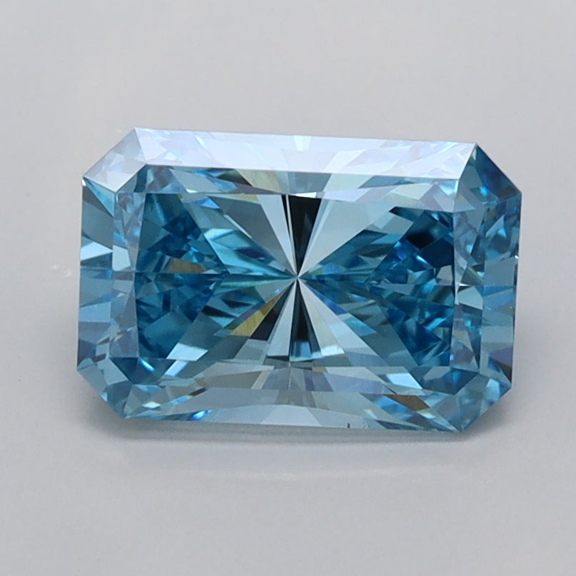 1.41 Carat Radiant Shaped, Excellent Cut, VS1 Clarity, IGI Certified Lab Grown Diamond