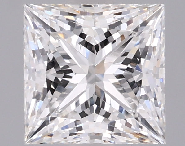 1.45 Carat Princess Shaped, Ideal Cut, E Color, VVS1 Clarity, IGI Certified Lab Grown Diamond