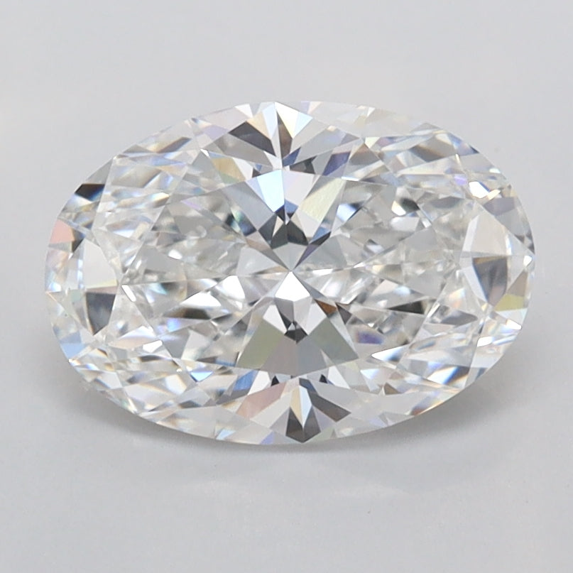 1.57 Carat Oval Shaped, Ideal Cut, E Color, VVS2 Clarity, IGI Certified Lab Grown Diamond
