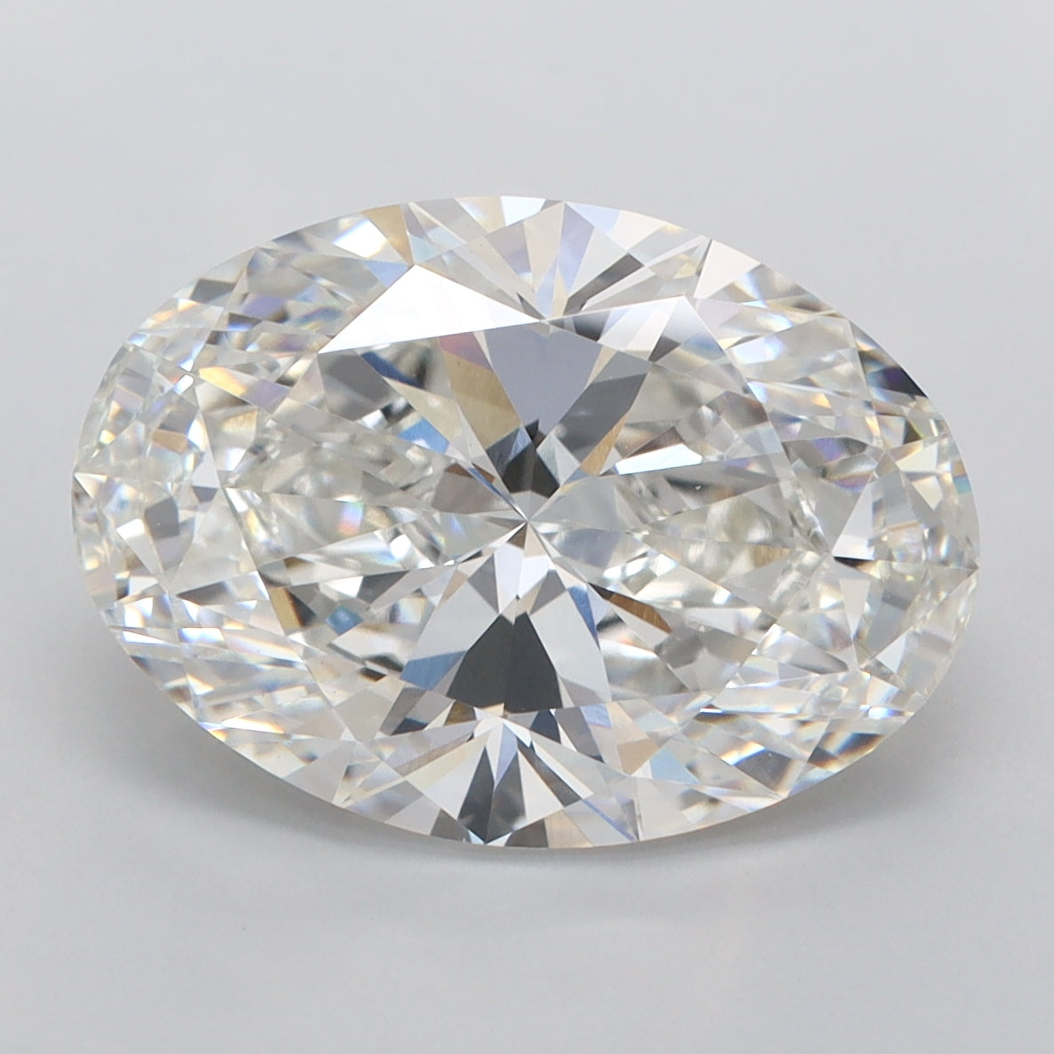 5.05 Carat Oval Shaped, Ideal Cut, G Color, VVS2 Clarity, IGI Certified Lab Grown Diamond