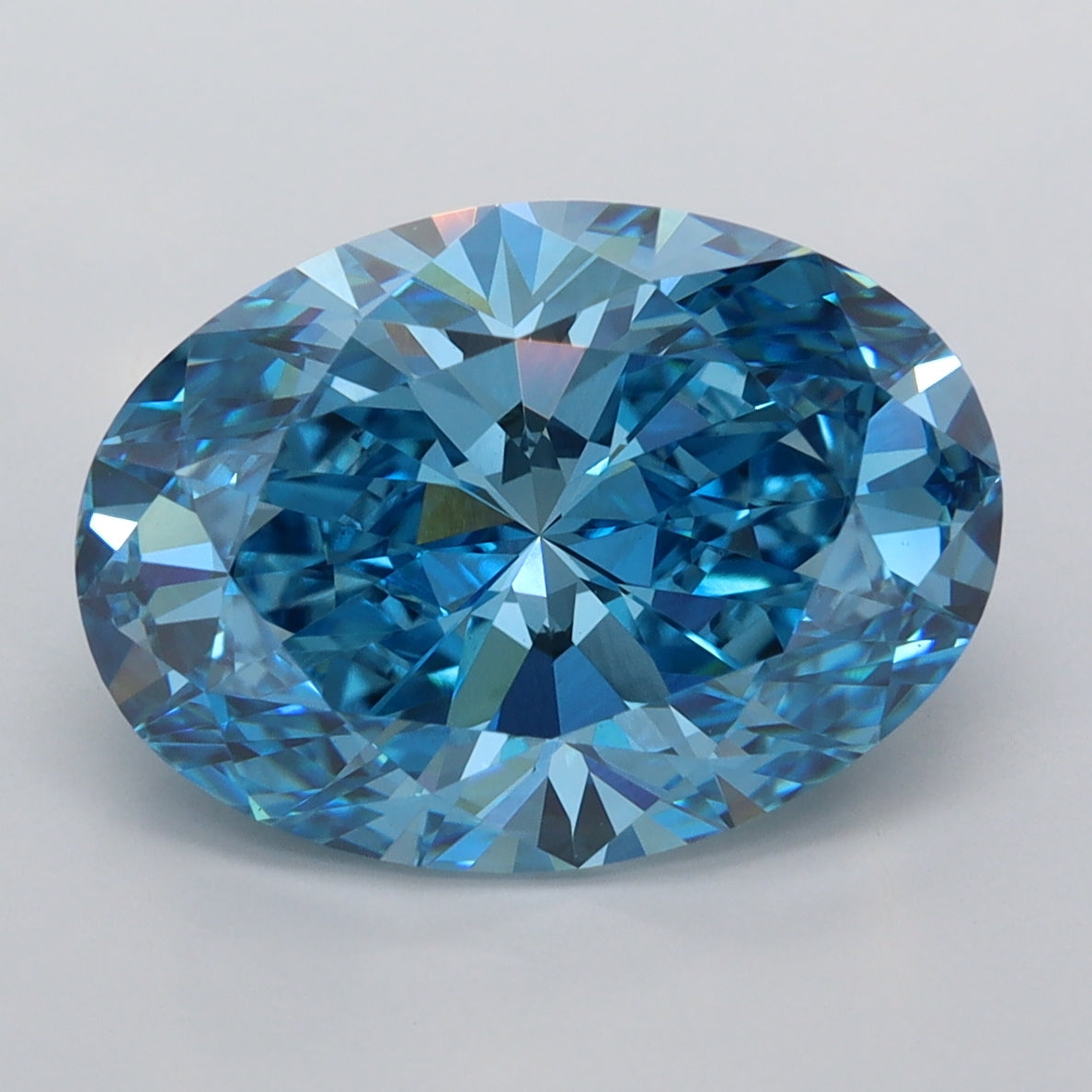 5.06 Carat Oval Shaped, Ideal Cut, VVS2 Clarity, IGI Certified Lab Grown Diamond