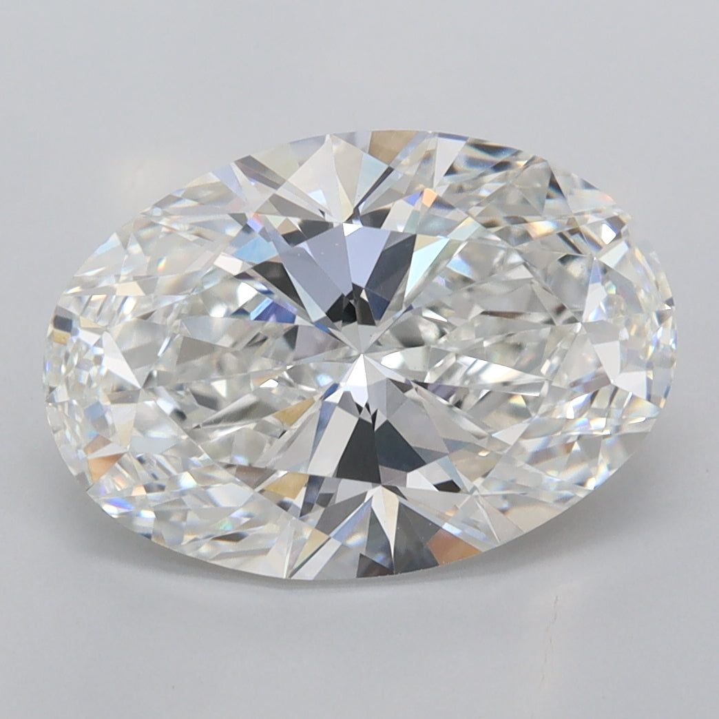 3.56 Carat Oval Shaped, Ideal Cut, F Color, VVS2 Clarity, IGI Certified Lab Grown Diamond