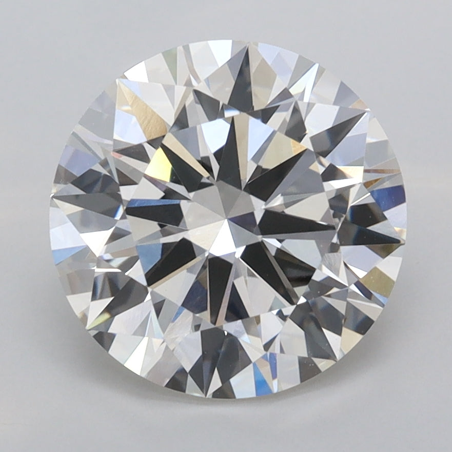 3.02 Carat Round Shaped, Ideal Cut, G Color, VVS2 Clarity, IGI Certified Lab Grown Diamond