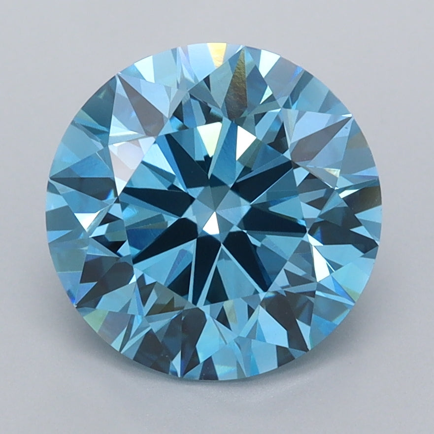 3.00 Carat Round Shaped, Ideal Cut, VVS2 Clarity, IGI Certified Lab Grown Diamond