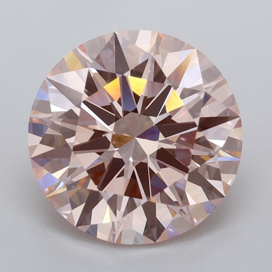 3.03 Carat Round Shaped, Ideal Cut, VS1 Clarity, IGI Certified Lab Grown Diamond