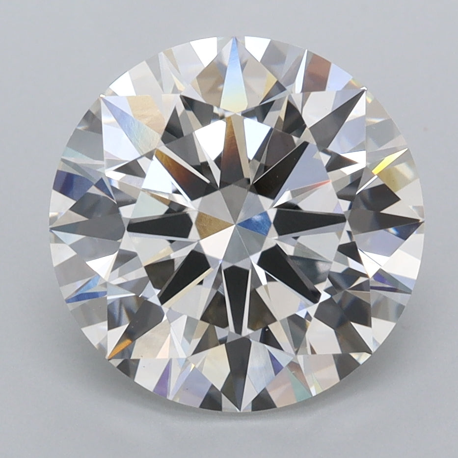 4.01 Carat Round Shaped, Ideal Cut, F Color, VVS2 Clarity, IGI Certified Lab Grown Diamond