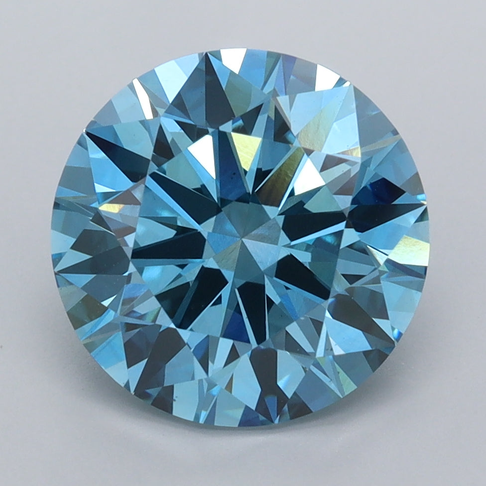 3.98 Carat Round Shaped, Ideal Cut, VS1 Clarity, IGI Certified Lab Grown Diamond
