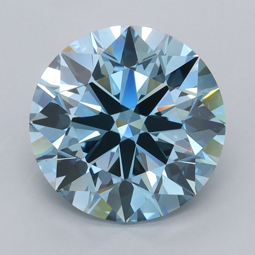 2.50 Carat Round Shaped, Ideal Cut, VS1 Clarity, IGI Certified Lab Grown Diamond