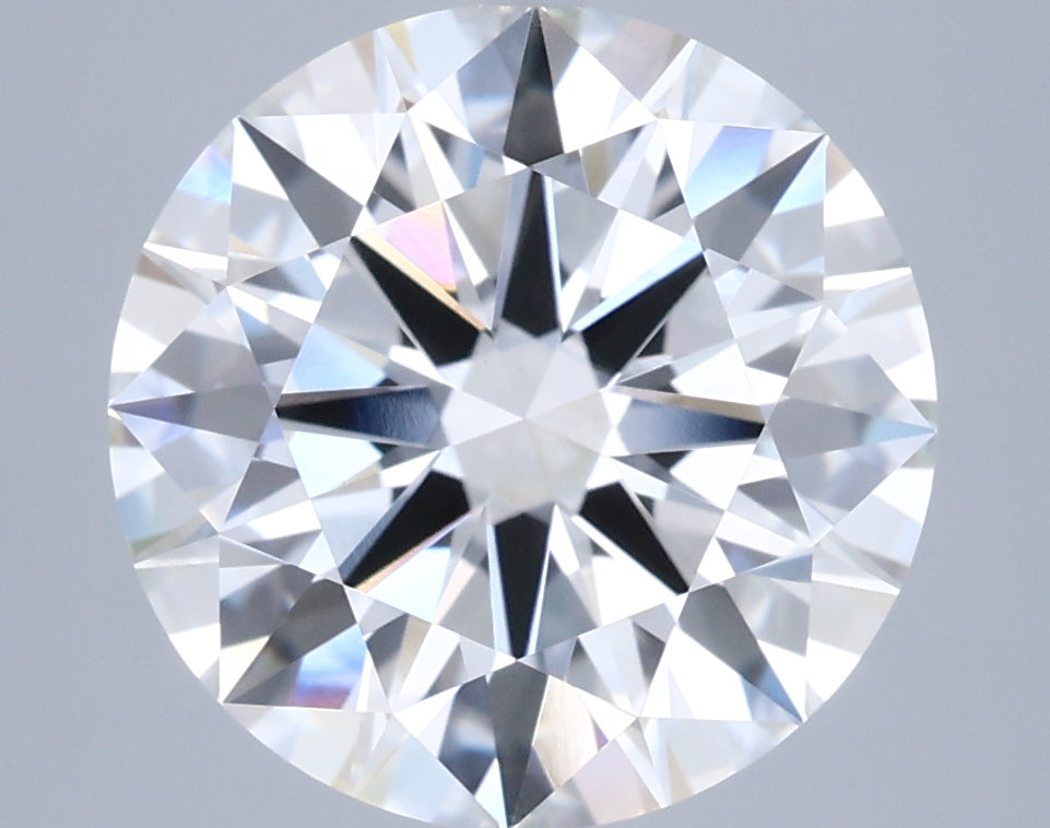 4.05 Carat Round Shaped, Ideal Cut, G Color, VVS2 Clarity, IGI Certified Lab Grown Diamond