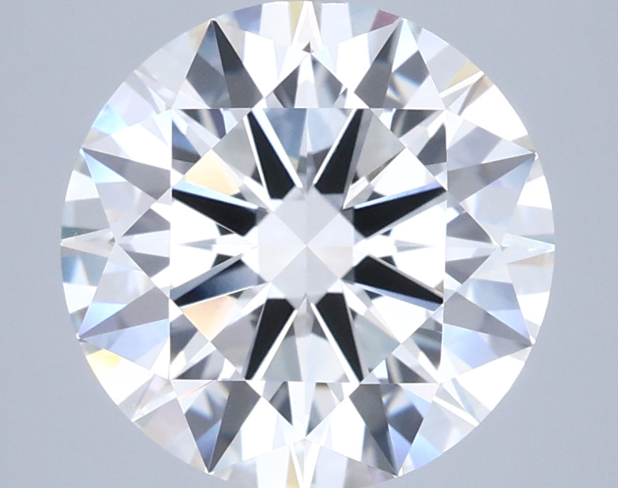 4.09 Carat Round Shaped, Ideal Cut, G Color, VVS2 Clarity, IGI Certified Lab Grown Diamond