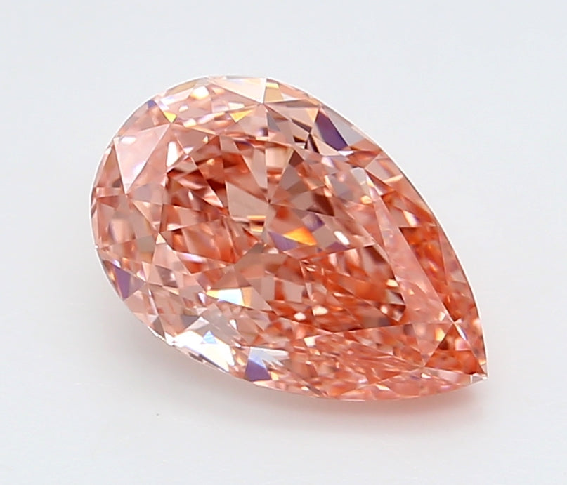 2.01 Carat Pear Shaped, Ideal Cut, VVS2 Clarity, IGI Certified Lab Grown Diamond
