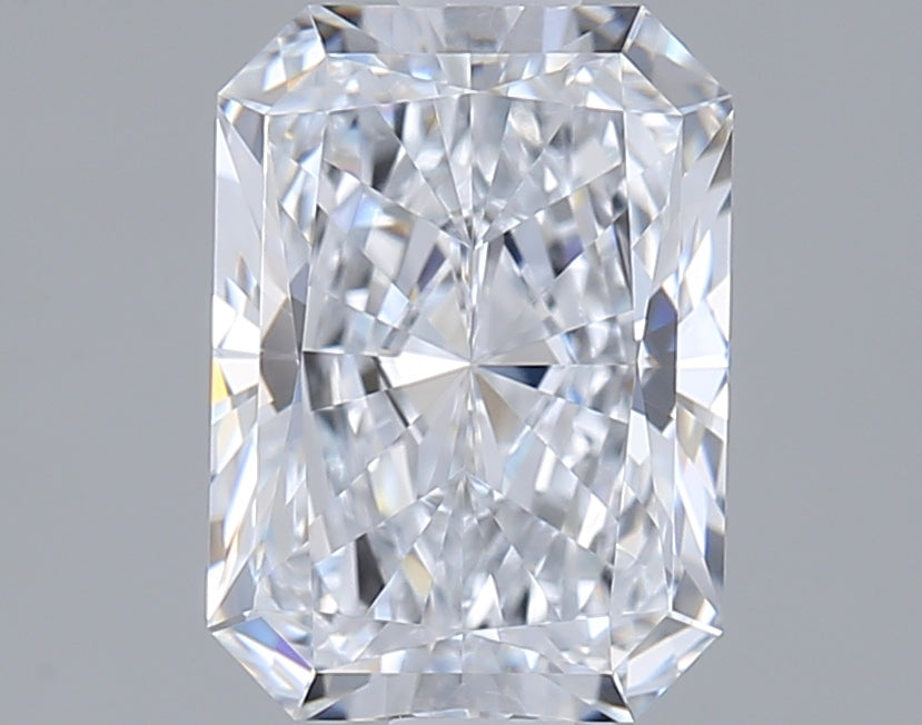 1.52 Carat Radiant Shaped, Ideal Cut, E Color, IF Clarity, IGI Certified Lab Grown Diamond