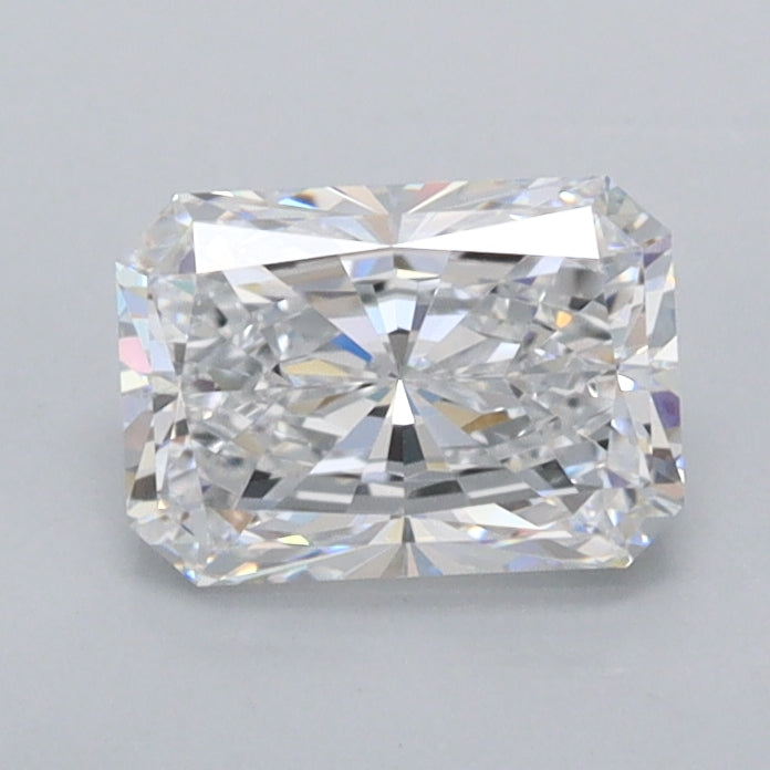 0.96 Carat Radiant Shaped, Excellent Cut, D Color, FL Clarity, IGI Certified Lab Grown Diamond