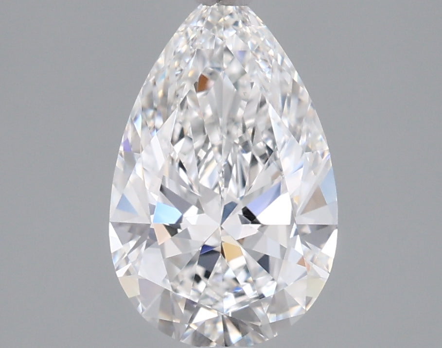 1.50 Carat Pear Shaped, Ideal Cut, D Color, VVS2 Clarity, IGI Certified Lab Grown Diamond