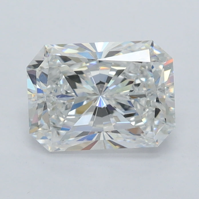 1.09 Carat Radiant Shaped, Ideal Cut, D Color, VVS2 Clarity, IGI Certified Lab Grown Diamond