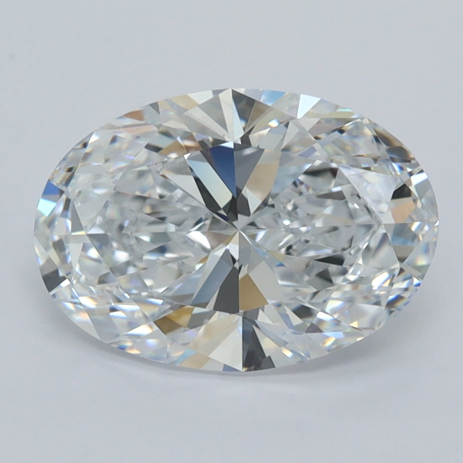 2.51 Carat Oval Shaped, Ideal Cut, D Color, VVS1 Clarity, IGI Certified Lab Grown Diamond