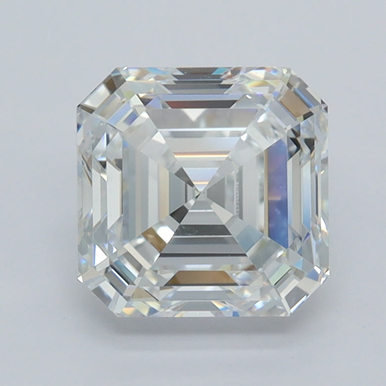 2.03 Carat Asscher Shaped, Ideal Cut, D Color, VVS1 Clarity, IGI Certified Lab Grown Diamond