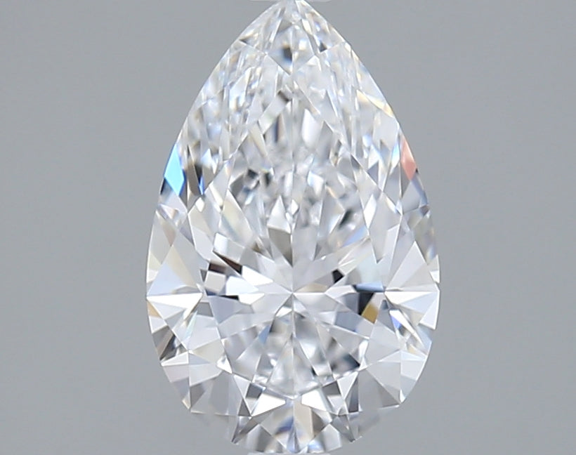 1.58 Carat Pear Shaped, Ideal Cut, D Color, VVS1 Clarity, IGI Certified Lab Grown Diamond