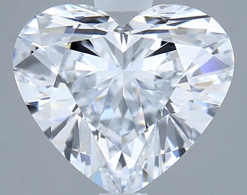2.04 Carat Heart Shaped, Ideal Cut, D Color, VVS2 Clarity, IGI Certified Lab Grown Diamond