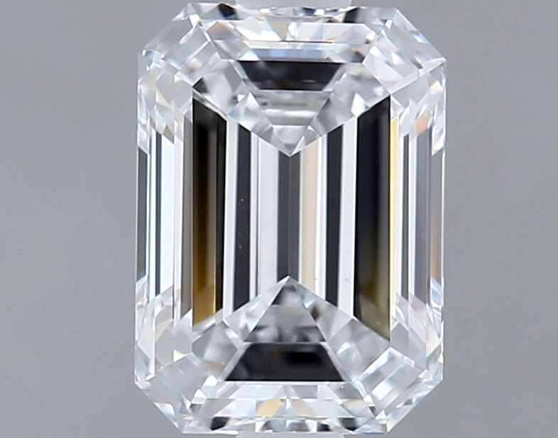 1.51 Carat Emerald Shaped, Ideal Cut, D Color, VS1 Clarity, IGI Certified Lab Grown Diamond