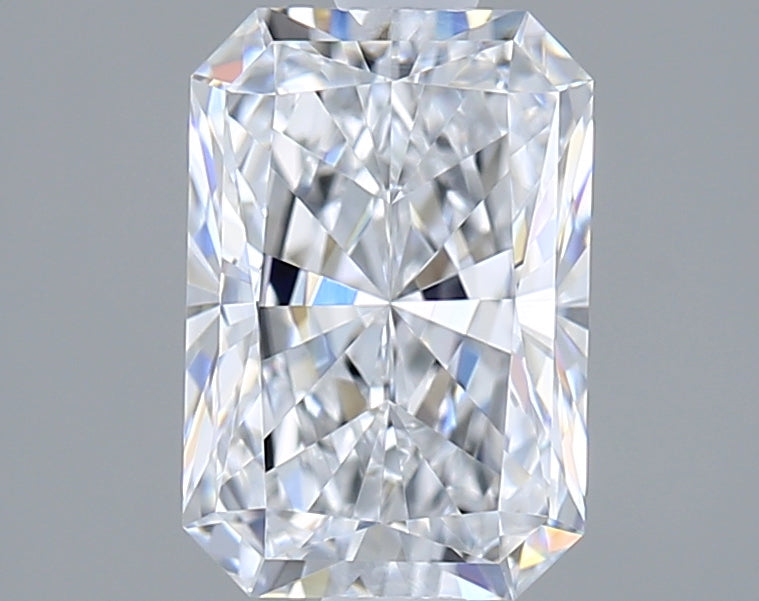 1.60 Carat Radiant Shaped, Ideal Cut, D Color, IF Clarity, IGI Certified Lab Grown Diamond