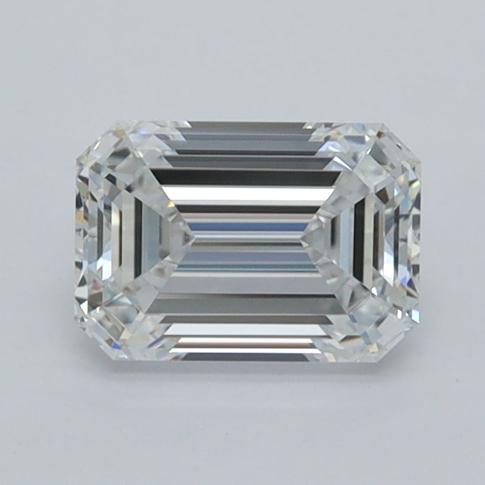 1.07 Carat Emerald Shaped, Ideal Cut, D Color, VVS1 Clarity, IGI Certified Lab Grown Diamond