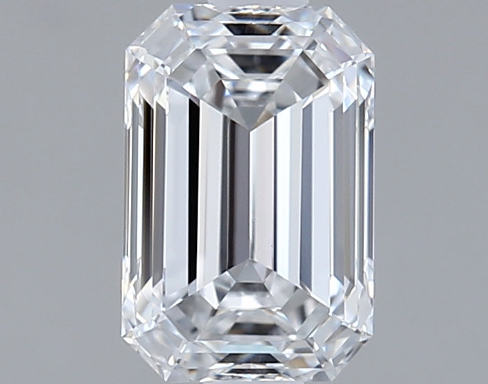 1.04 Carat Emerald Shaped, Ideal Cut, D Color, IF Clarity, IGI Certified Lab Grown Diamond