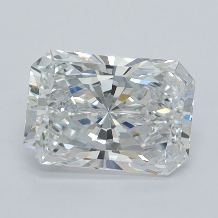1.02 Carat Radiant Shaped, Ideal Cut, D Color, VVS2 Clarity, IGI Certified Lab Grown Diamond