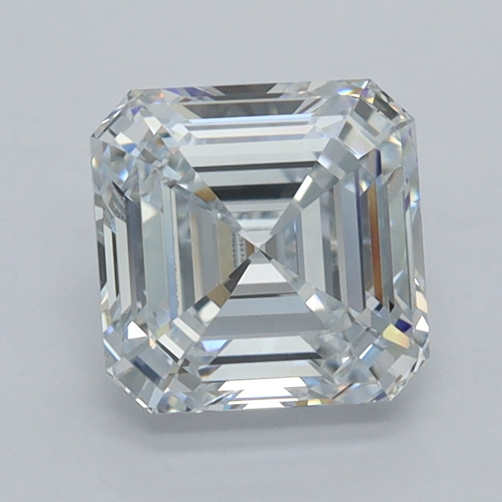 1.53 Carat Asscher Shaped, Ideal Cut, F Color, VVS1 Clarity, IGI Certified Lab Grown Diamond