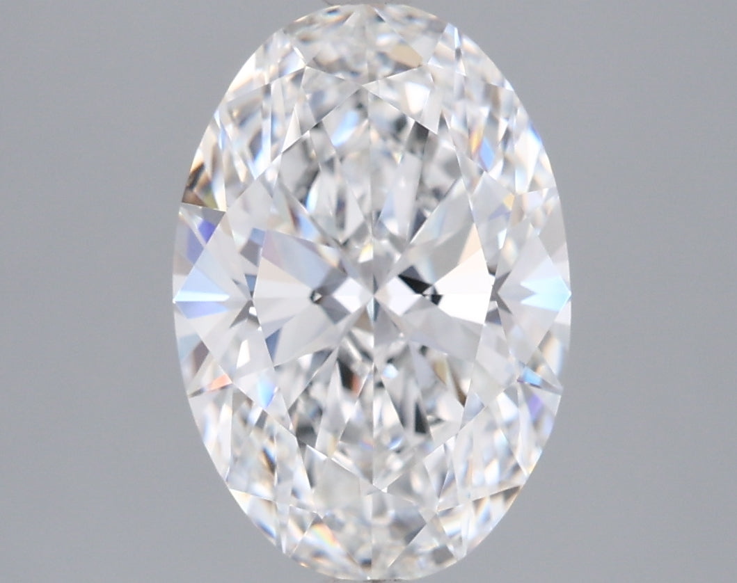 2.51 Carat Oval Shaped, Ideal Cut, E Color, VVS1 Clarity, IGI Certified Lab Grown Diamond