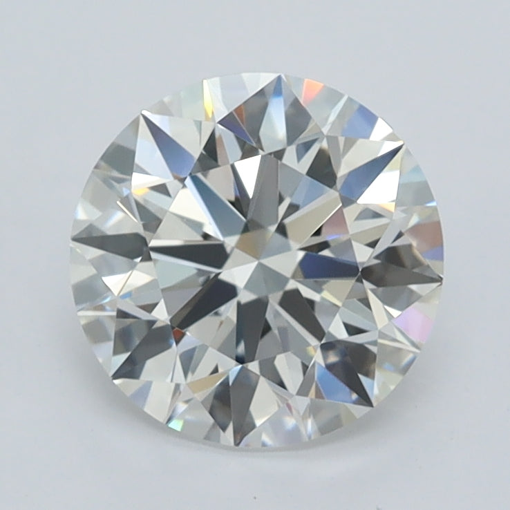 1.52 Carat Round Shaped, F Color, VVS1 Clarity, GCAL Certified Lab Grown Diamond