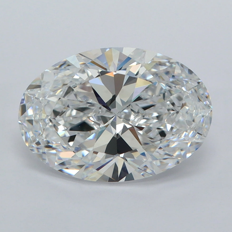 2.52 Carat Oval Shaped, Ideal Cut, D Color, VVS1 Clarity, IGI Certified Lab Grown Diamond