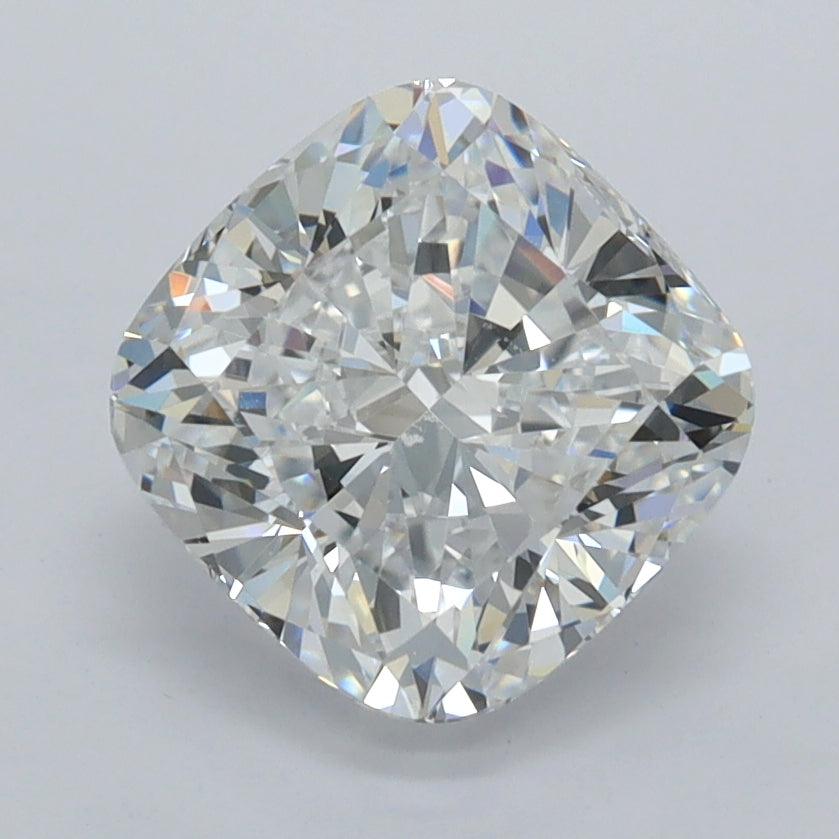 2.50 Carat Cushion Shaped, Ideal Cut, D Color, VVS1 Clarity, IGI Certified Lab Grown Diamond