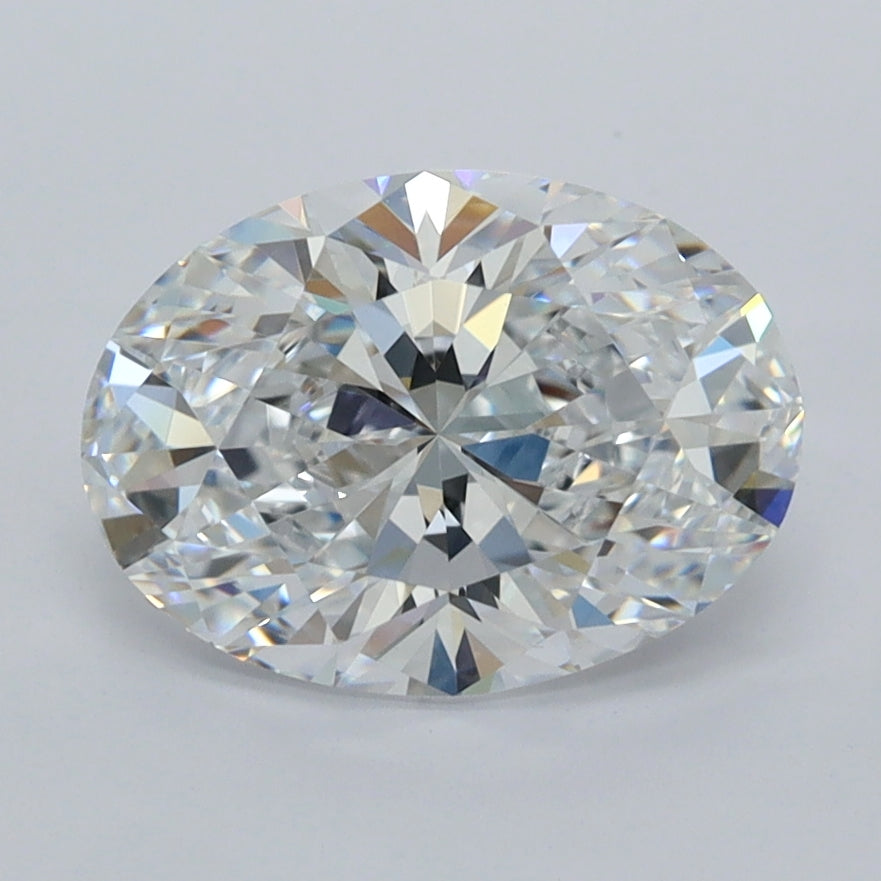 2.01 Carat Oval Shaped, Ideal Cut, D Color, VVS1 Clarity, IGI Certified Lab Grown Diamond