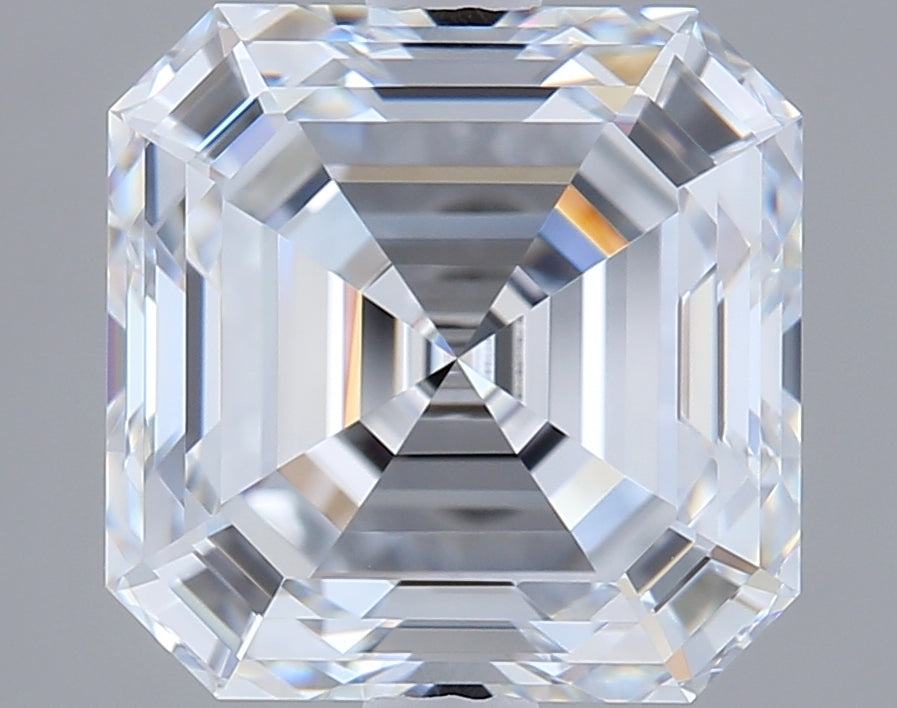 3.30 Carat Asscher Shaped, Ideal Cut, E Color, VVS1 Clarity, IGI Certified Lab Grown Diamond