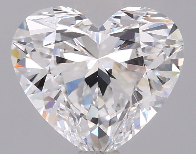 1.52 Carat Heart Shaped, Ideal Cut, D Color, VVS2 Clarity, IGI Certified Lab Grown Diamond