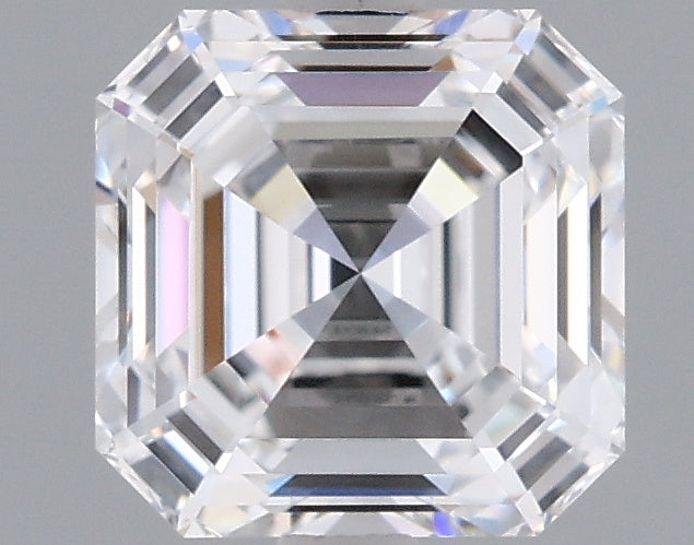 1.57 Carat Asscher Shaped, Ideal Cut, D Color, VVS1 Clarity, IGI Certified Lab Grown Diamond